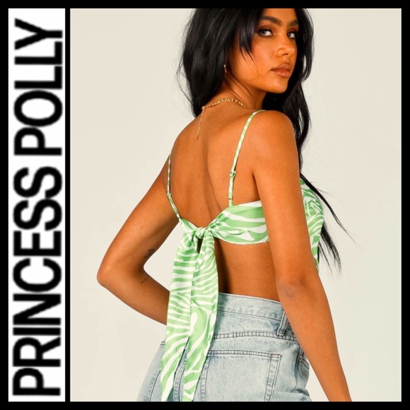 NWOT Princess Polly Miss Lexi Crop Top - Picture 2 of 9